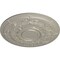 Ekena Millwork Darnay Ceiling Medallion (Fits Canopies up to 7 1/4"), Hand-Painted Pearl White, 29 1/4"OD x 2"P CM29DAPWS - alternate 3